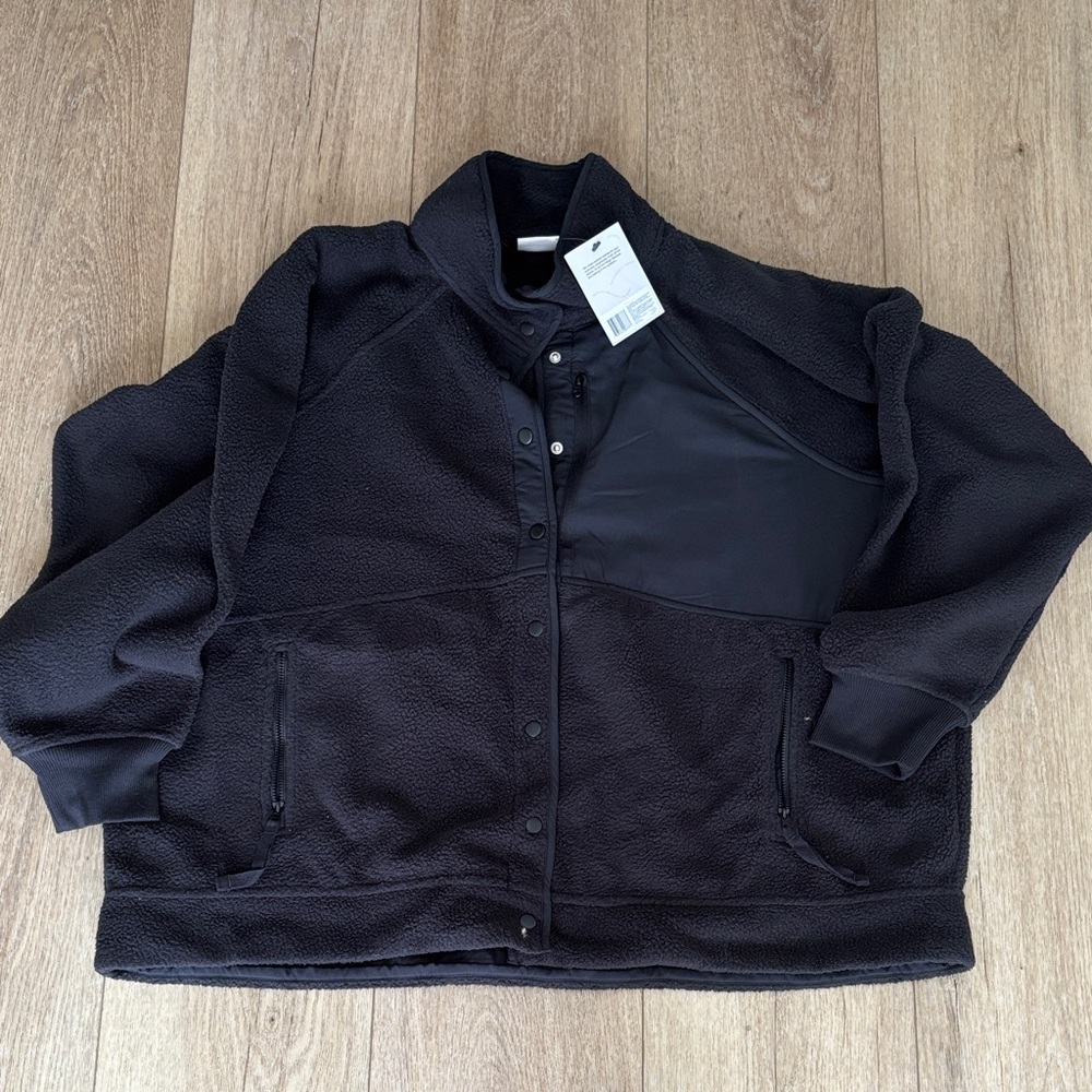 NWT 3X/4X Alder Black Fleece Jacket
